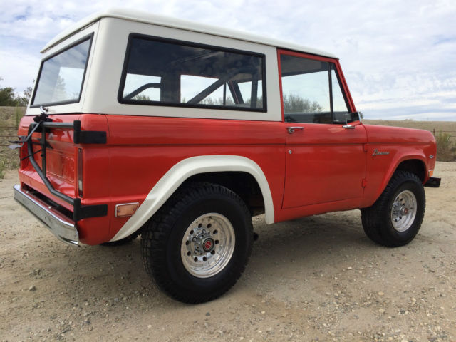1968 Signal Flare Red Ford Bronco