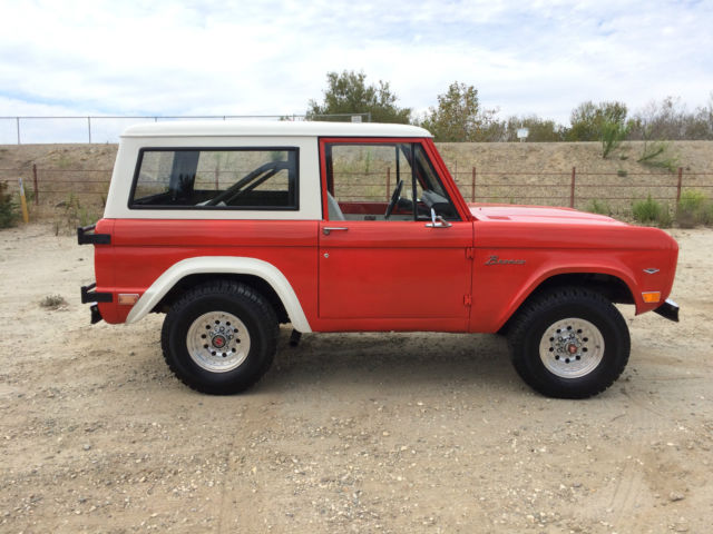 1968 Signal Flare Red Ford Bronco