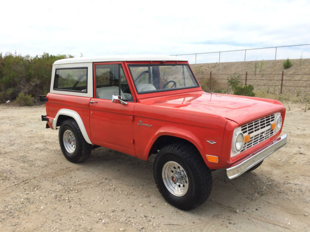 1968 Signal Flare Red Ford Bronco