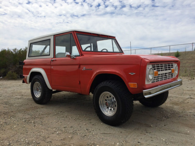 1968 Signal Flare Red Ford Bronco