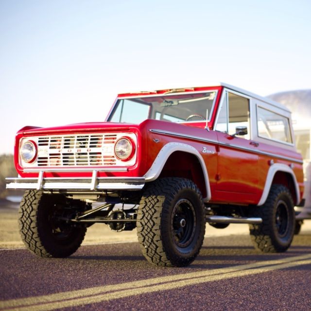 1968 Red Ford Bronco SUV