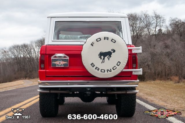 1968 Red Ford Bronco SUV