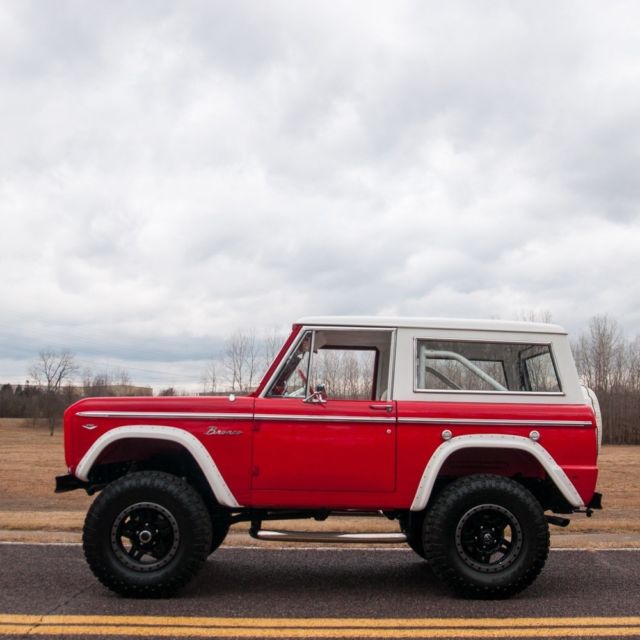 1968 Red Ford Bronco SUV