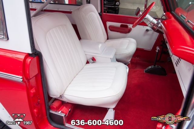 1968 Red Ford Bronco SUV