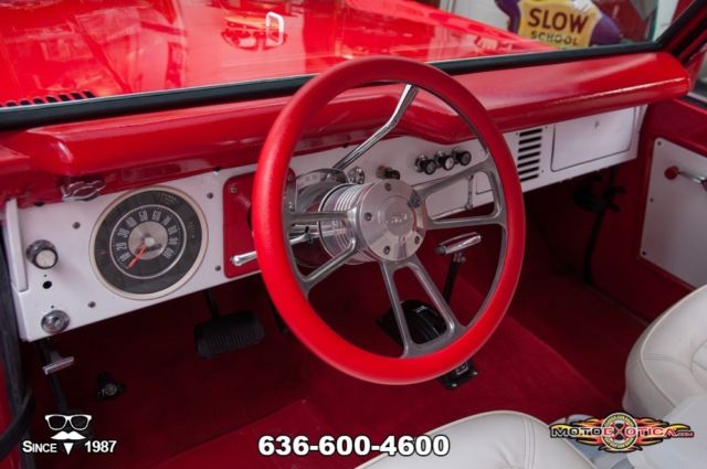 1968 Red Ford Bronco SUV