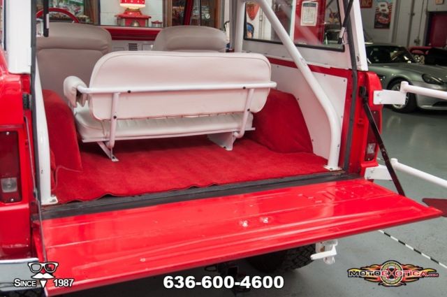 1968 Red Ford Bronco SUV