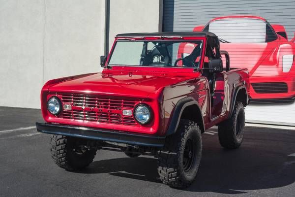 1968 Red Ford Bronco