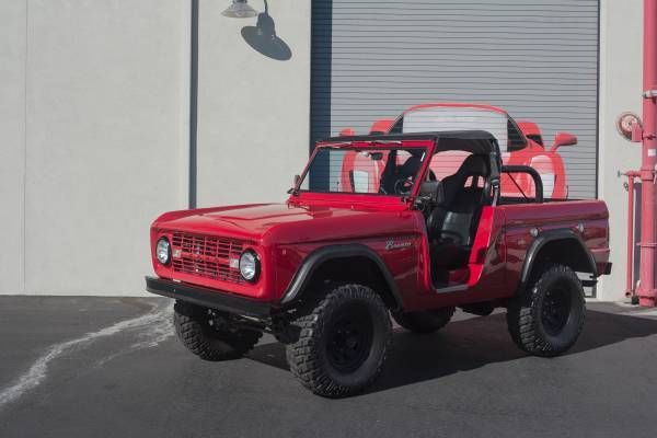 1968 Red Ford Bronco