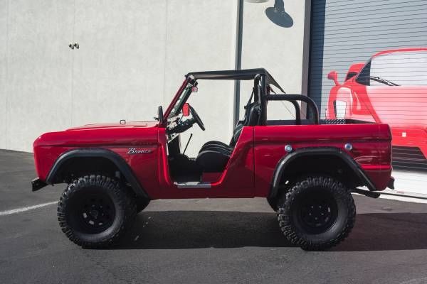 1968 Red Ford Bronco