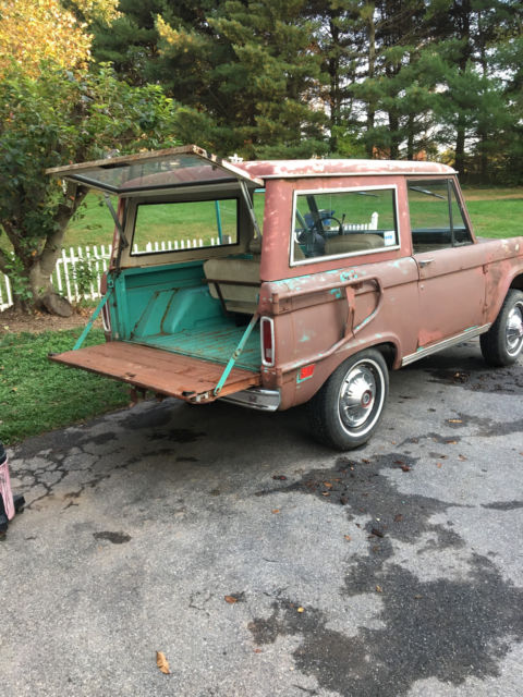 1968 Brown Ford Bronco SUV