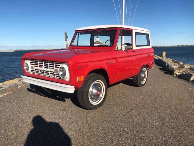 1968 Red Ford Bronco