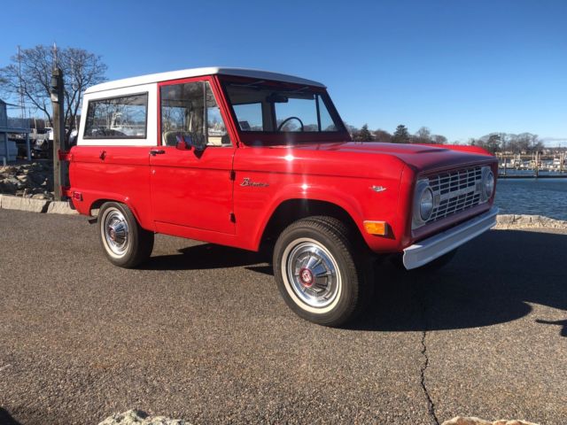 1968 Red Ford Bronco