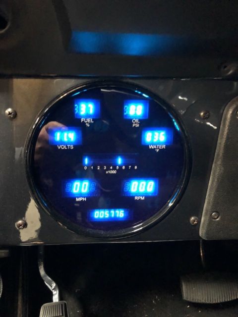 1968 Gray w/ Blue Stripes Ford Bronco Convertible