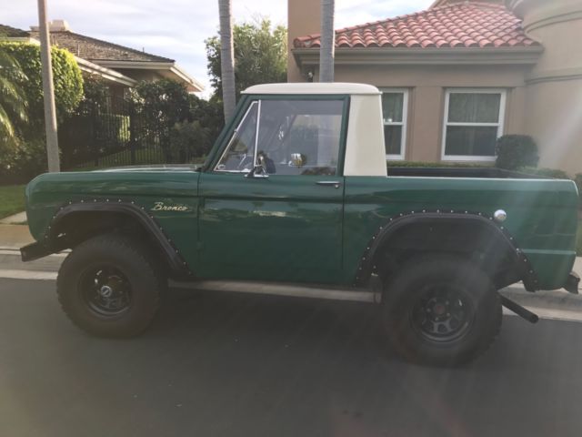 1968 Green Ford Bronco Crew Cab Pickup