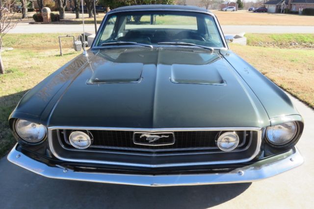 1968 Green Ford Mustang Coupe