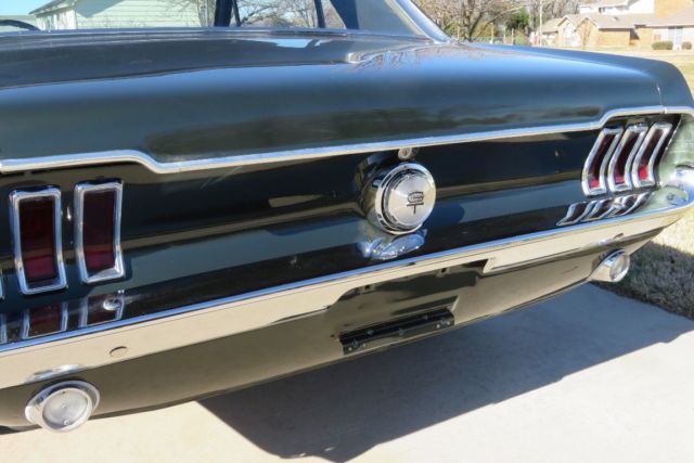 1968 Green Ford Mustang Coupe