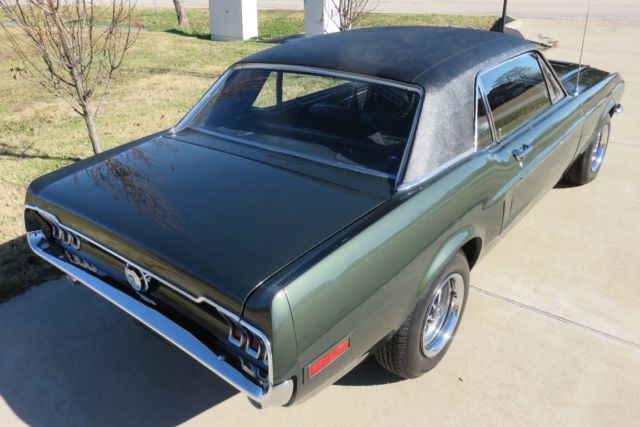 1968 Green Ford Mustang Coupe