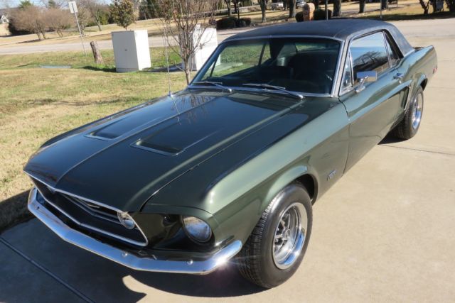 1968 Green Ford Mustang Coupe