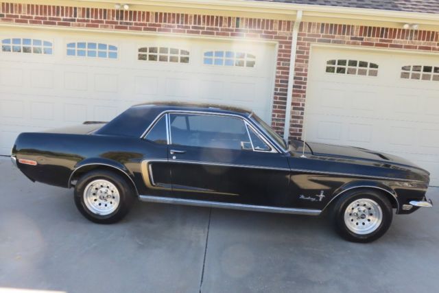 1968 Black Ford Mustang Coupe