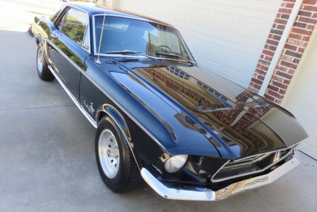 1968 Black Ford Mustang Coupe