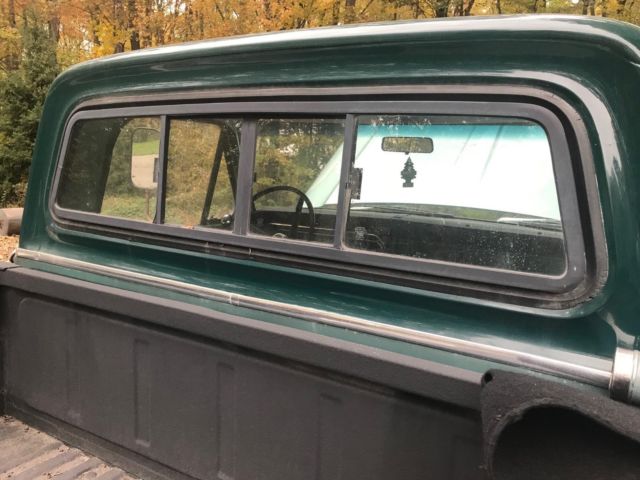1968 Caribbean Turquoise Ford F-100 Pickup 8 ft bed