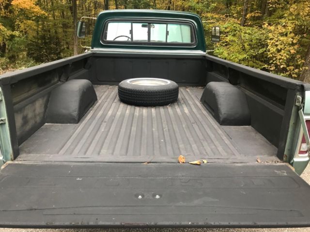 1968 Caribbean Turquoise Ford F-100 Pickup 8 ft bed