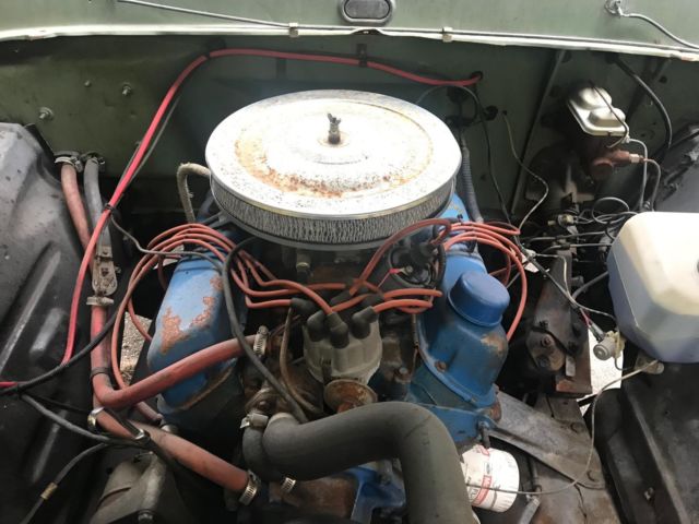 1968 Caribbean Turquoise Ford F-100 Pickup 8 ft bed