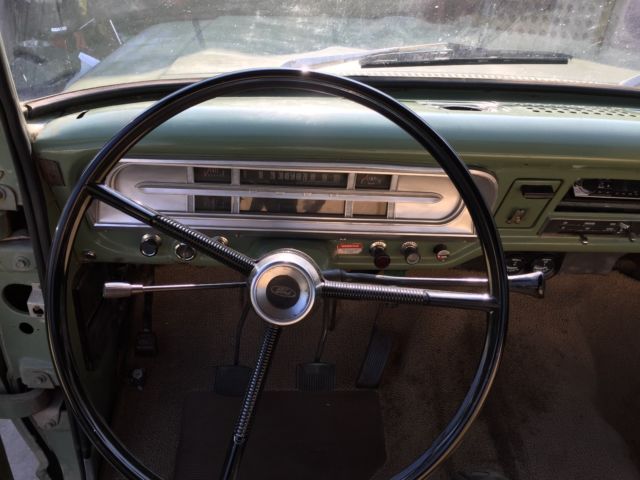1968 Green Ford F-100 Standard Cab Pickup