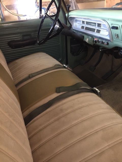 1968 Green Ford F-100 Standard Cab Pickup