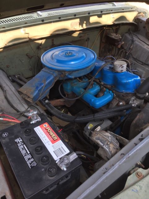 1968 Green Ford F-100 Standard Cab Pickup