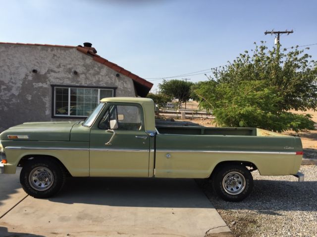 1968 Green Ford F-100 Standard Cab Pickup