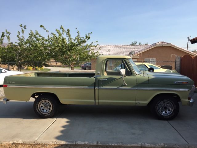 1968 Green Ford F-100 Standard Cab Pickup