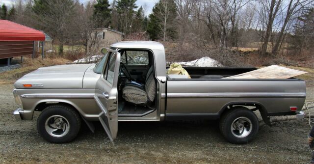 1968 Silver Ford F-100 Standard Cab Pickup