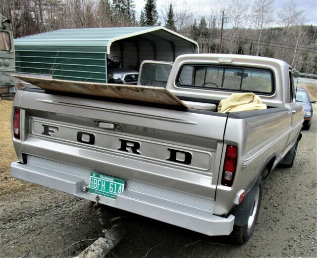 1968 Silver Ford F-100 Standard Cab Pickup