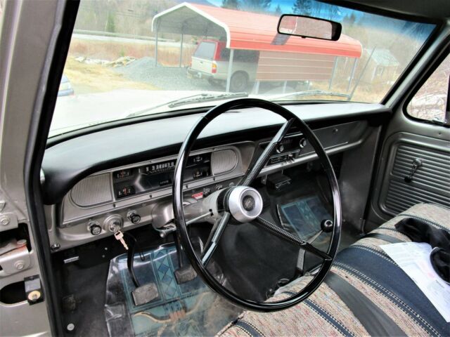 1968 Silver Ford F-100 Standard Cab Pickup