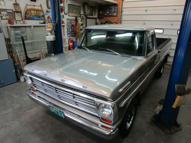 1968 Silver Ford F-100 Standard Cab Pickup