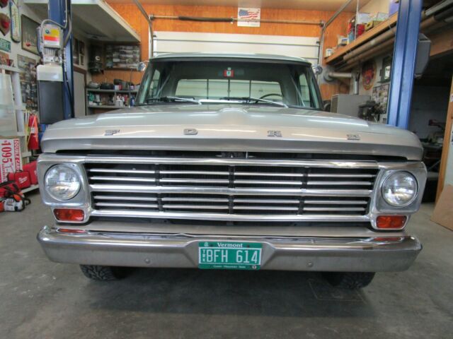 1968 Silver Ford F-100 Standard Cab Pickup