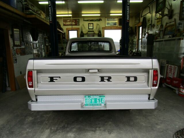 1968 Silver Ford F-100 Standard Cab Pickup