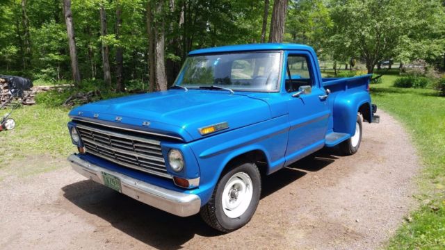 1968 Metallic Blue Ford F-100 Standard Cab Pickup