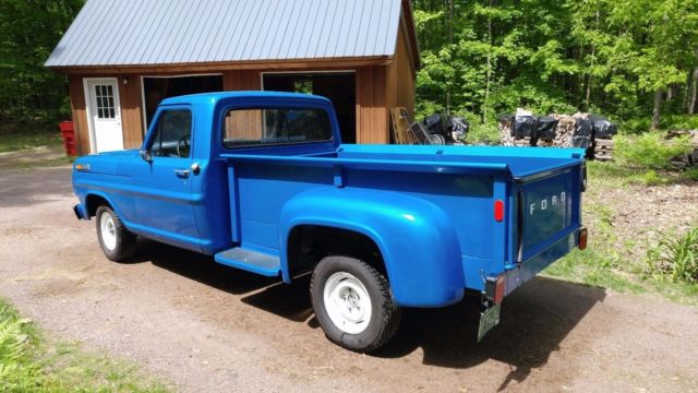 1968 Metallic Blue Ford F-100 Standard Cab Pickup