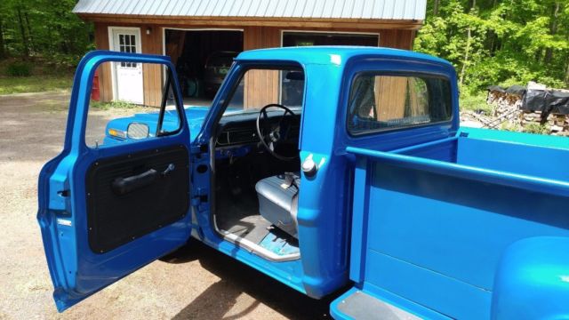1968 Metallic Blue Ford F-100 Standard Cab Pickup