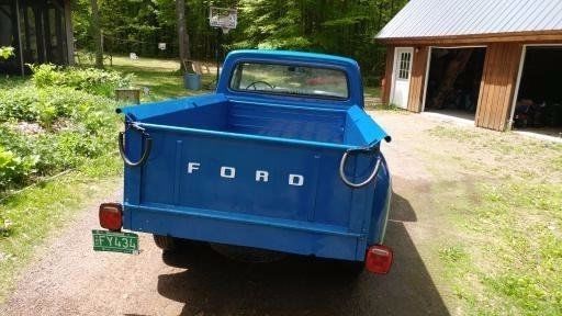 1968 Metallic Blue Ford F-100 Standard Cab Pickup