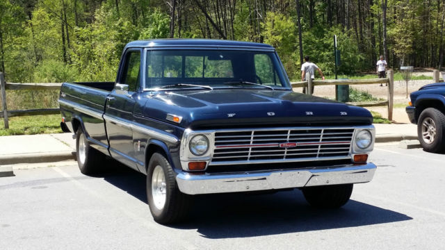 1968 Deep Blue Ford F-100