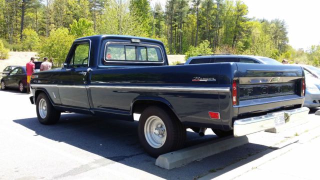 1968 Deep Blue Ford F-100
