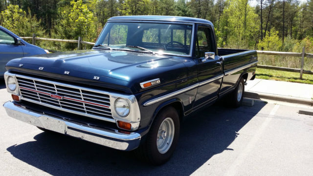 1968 Deep Blue Ford F-100
