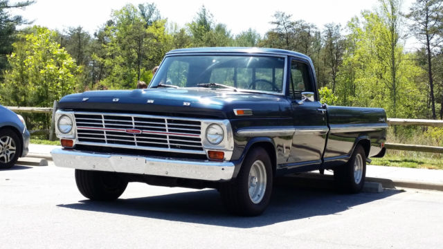 1968 Deep Blue Ford F-100