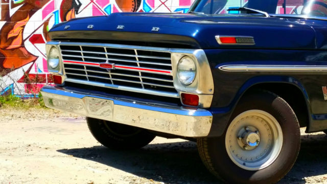 1968 Deep Blue Ford F-100