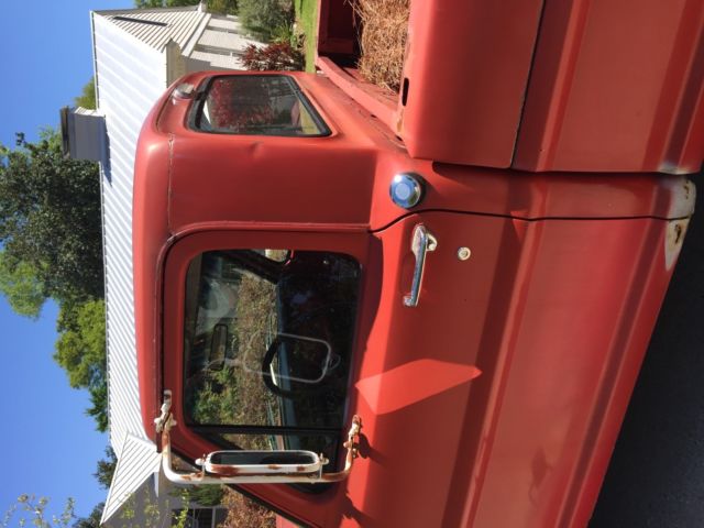 1968 Red Ford F-100 Standard Cab Pickup