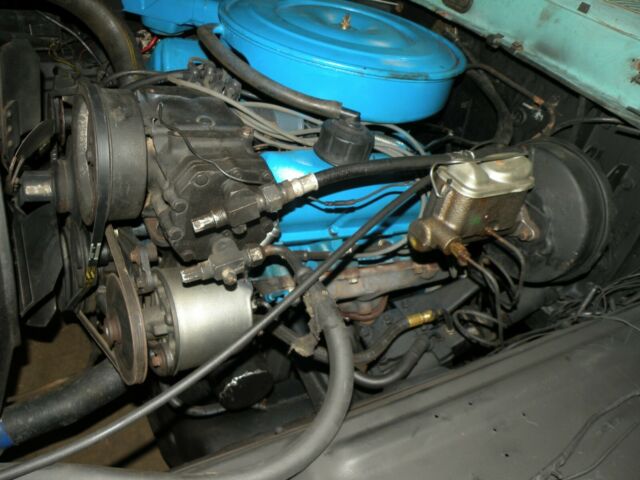 1968 Blue and White Ford F-250 Standard Cab Pickup