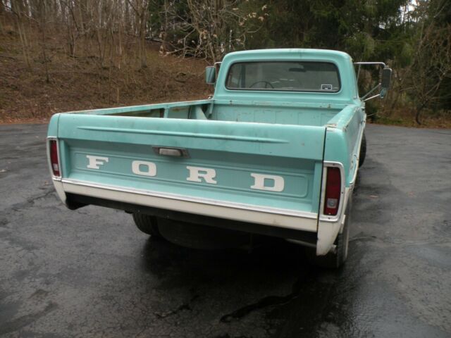 1968 Blue and White Ford F-250 Standard Cab Pickup